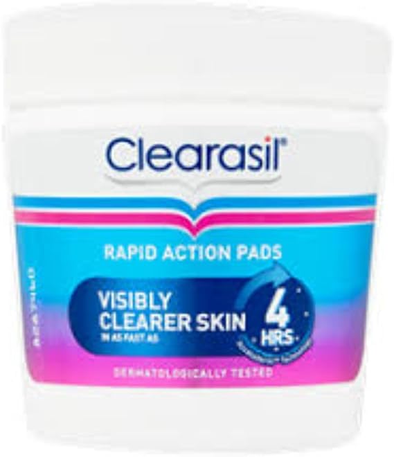 Clearasil Ultra Rapid Action Face Wipe Pads 65
