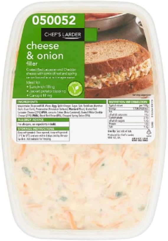 Chef's Larder Cheese & Onion Filler 1kg x 1
