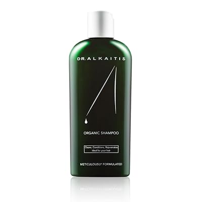 DR. ALKAITIS Organic Herbal Shampoo - Hydrating Treatment with Seaweed & Herbs for Healthy Hair & Scalp - Daily Use - All Hair Types 8fl oz|240 ml