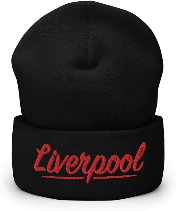 Liverpool Script Soccer Beanie