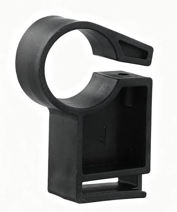 Exercise Bike Monitor Mounting Bracket | Fits 22mm & 25mm Tubes, Plastic Build, Ideal for Home Gym/Workout Room, Secure Holder for Fitness Monitors