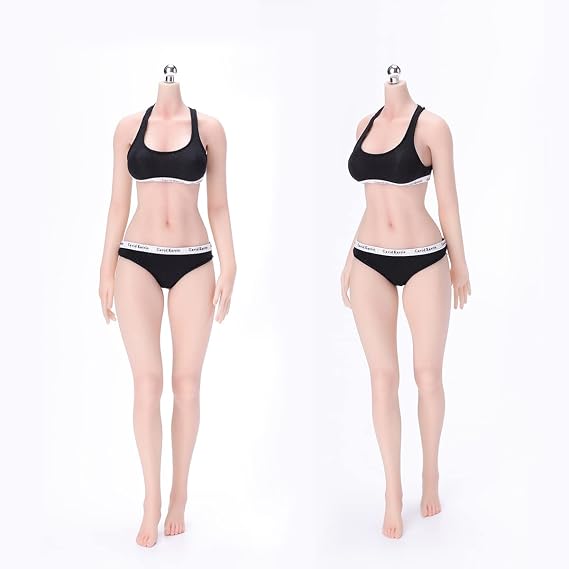 LDDOLL1/6 Figure, Female, Super Flexible & Seamless, Naked Body Skin, Silicone Fingers + Makeup29LWire in Fingers + Mechanical Skeleton + Simple Makeup, Soft Red Close to TBL's Wheat Skin