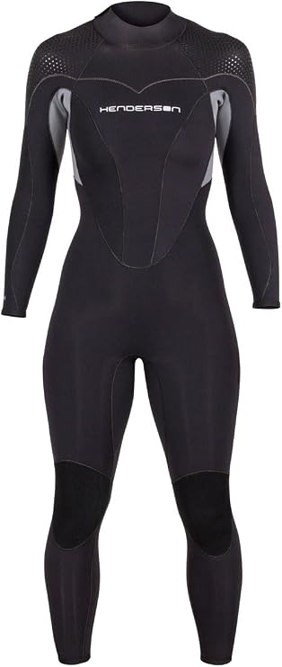 Henderson 5mm Thermoprene Pro Womens Back Zip Jumpsuit, Black, 6T