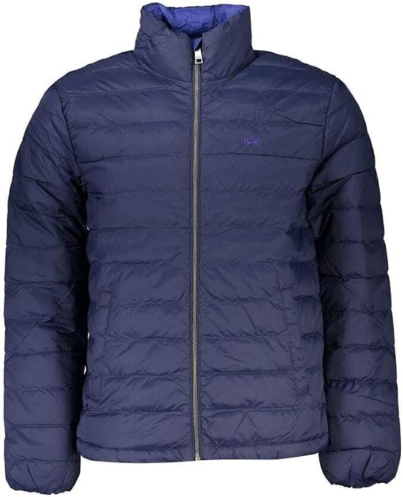 La Martina Elegant Long-Sleeved Blue Men's Jacket, X-Large
