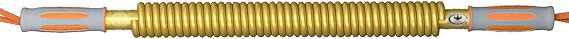 Power Twister Bar, 40 kg-110 kg Gold Power Twister Heavy Duty Chest Expander Spring Exercise Bar for Shoulder, Arm, Forearm and Chest(50kg)