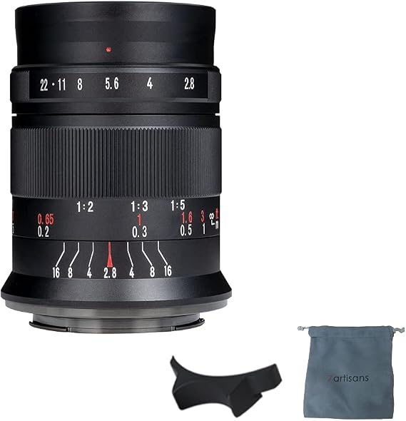 7artisans 60mm F2.8 Mark II Makro Manuel Odaklama Kamera Lensi APS-C Aynasız Kamera Lensi Olympus Panasonic MFT M4/3 Panasonic GH3 GH4 GF1 GM1 GM5 Olympus E-M1 E-M5 E-M10 gibi Kameralar
