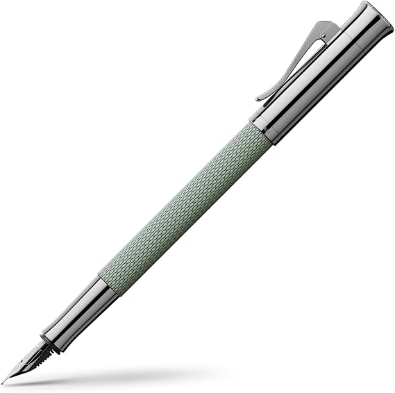 Graf von Faber-Castell Guilloche Sage Green Fountain Pen - Fine