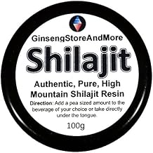 1000 Servings Shilajit (100g), Authentic, Pure, High Mountain Shilajit Resin | Amazing Source of Fulvic Acid, Trace Minerals, Boost Energy, Great for Men and Women