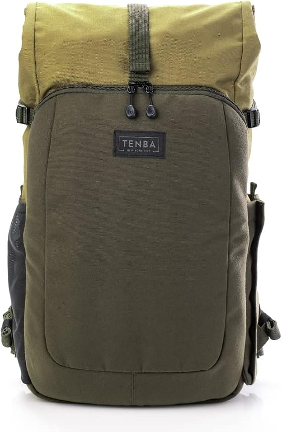Tenba Fulton v2 16L Backpack for Mirrorless and DSLR cameras and lenses Tan/Olive (637-737)