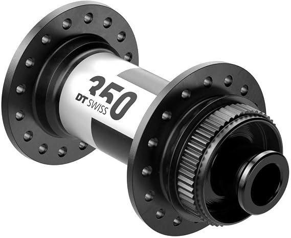 DT Swiss 350 Front Hub - 12 x 100mm, Center-Lock, Black, 28H