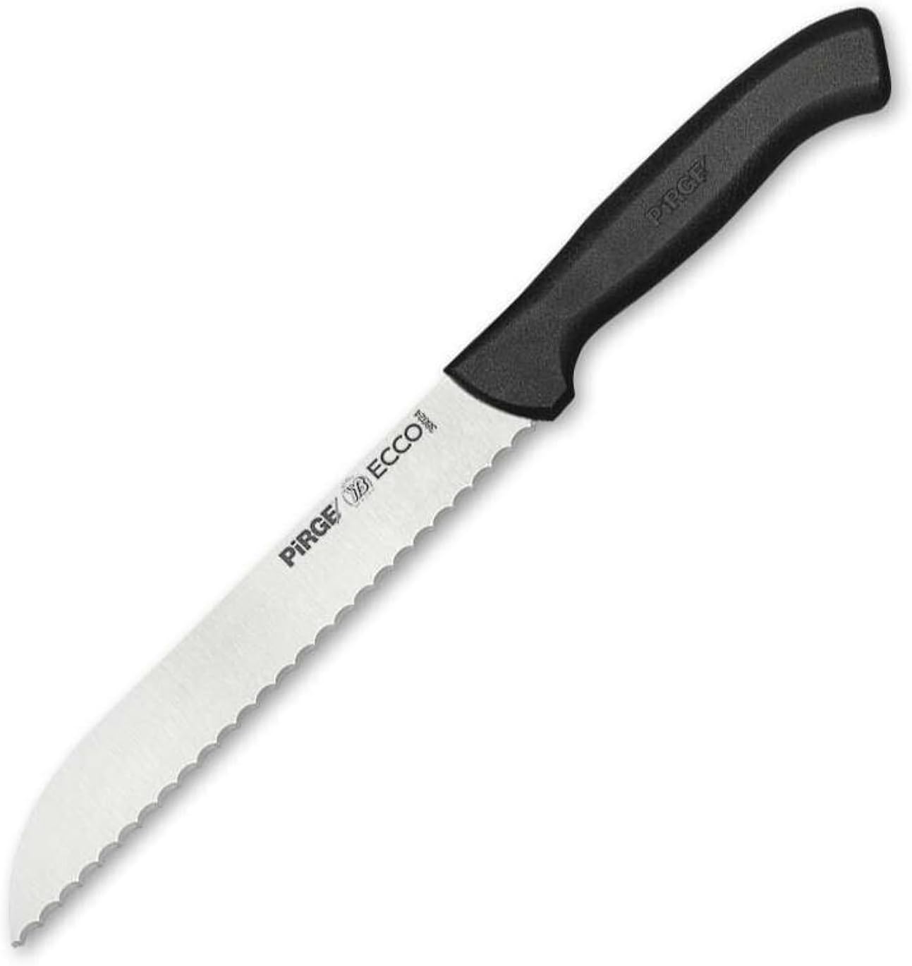 Pirge Ekmek Bıçağı Ecco 38024 17,5cm Siyah