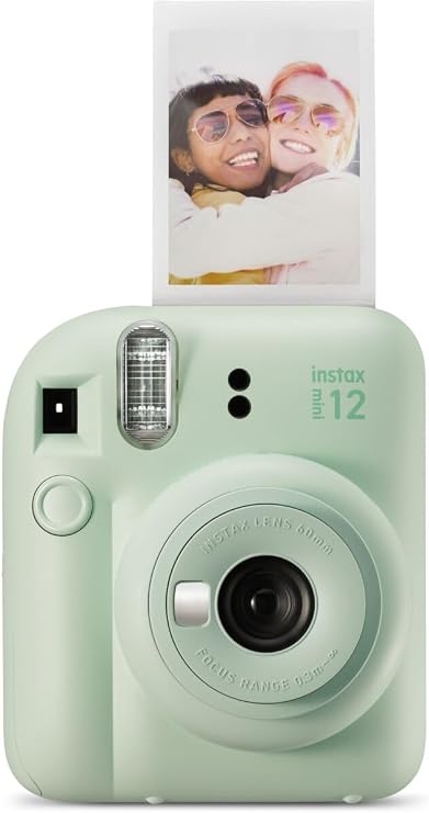Instax Fujifilm Mini 12 Instant Camera - Mint Green