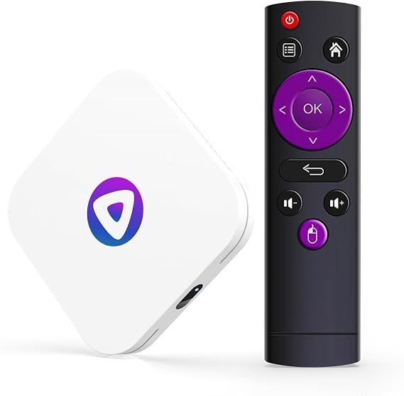 CHROX Android 13.0 TV Box,H96 M1 4GB RAM 64GB ROM RK3528 64-Bit Quad Core with Dual Wi-Fi 2.4G/5.0G, BT 4.0/ 3D Ultra HD 4K/ H.265/ 100M LAN/USB 3.0 Smart TV Box,4GB+32GB [Energy Class A]