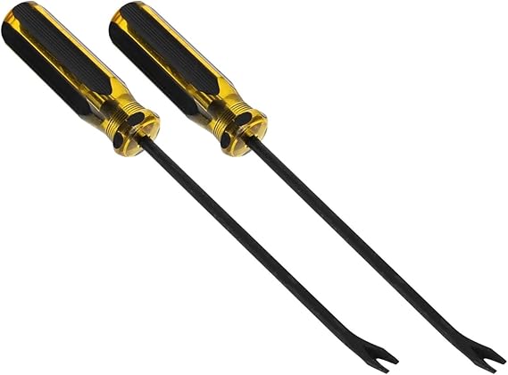 nail puller 2Pcs Nail Pullers V-Bend Screw Removal Tool Alloy Steel Tack Puller for Efficient Screw Lifting Anti-Scratch Design
