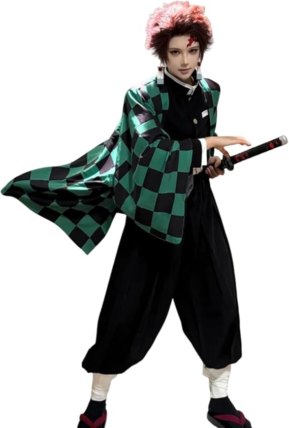 LTAKK Mitsuri Kanroji Giyu Tomioka Kokushibo Cosplay Full Set Halloween