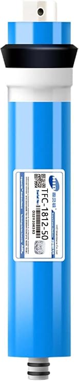 Generic Reverse Osmosis Membrane, 1812-50 GPD RO Membrane, Reverse Osmosis Membrane Filter Replacement Element for Under Sink RO Drinking Water Filter Purifier Filtration System, 1-Pack