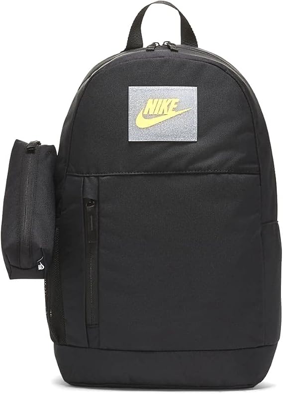 Nike Elemental Graphic Backpack | Backpacks For Men | Backpacks For School, Travel, GYM & Laptop | Black Citron Pulse
