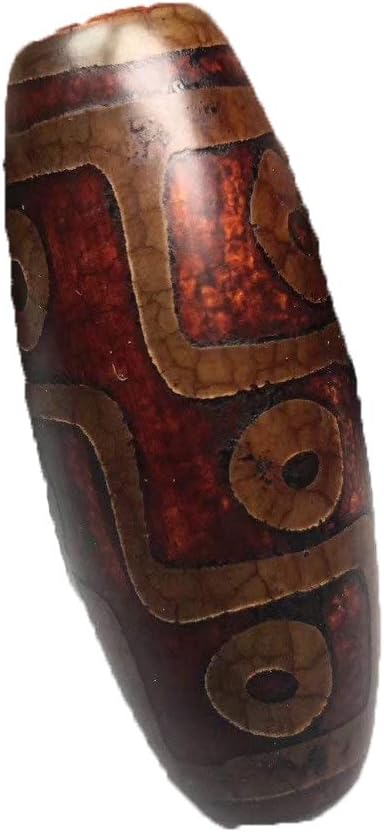 Natural Agate Nine Eyes Dzi Bead DIY Pendant Jewelry