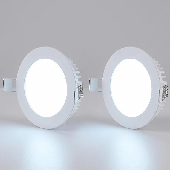 Cata CT-5145B 6 WATT 6400K BEYAZ - Slim Sıva Altı LED Panel Armatür - İnce Kasa Yuvarlak Tavan Spot Lambası, Trafolu - 2 ADET [Enerji Sınıfı F]