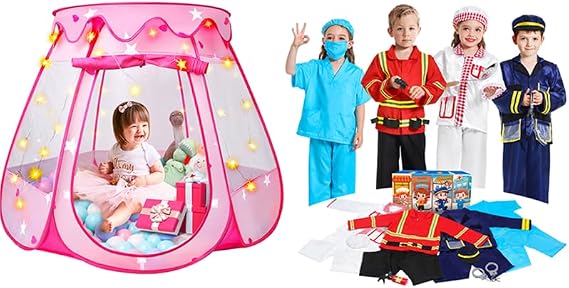 Dress Up Clothes for Kids and Princess Tent