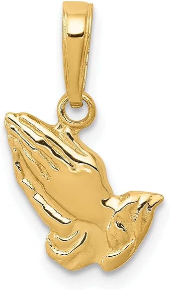 Core Gold 14K Praying Hands Pendant