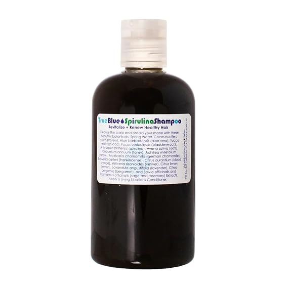 LIVING LIBATIONS - True Blue Spirulina Shampoo (8 oz | 240 ml)