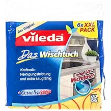 Vileda All- Purpose Cloth, Polyester, 6 Stuck (1er Pack)