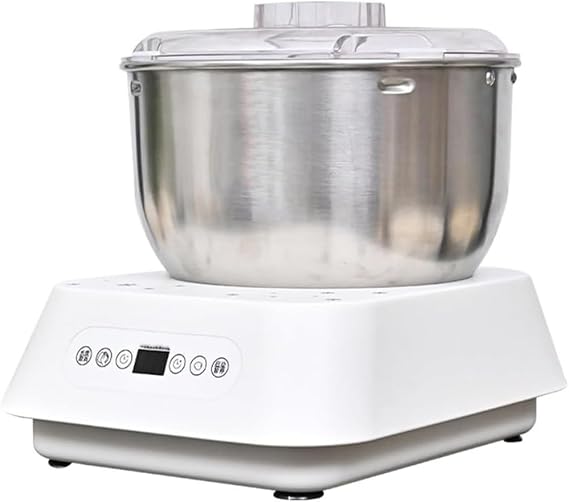 5L Stainless Steel Electric Dough Maker with Ferment Function, Automatic Kneading Machine for Home Baking, Large Capacity Flour Mixer with Intelligent Timer