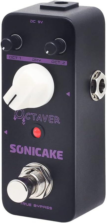SONICAKE Octave Pedal Analog Classic Octave Guitar Bass Effects Pedal True Bypass Octaver