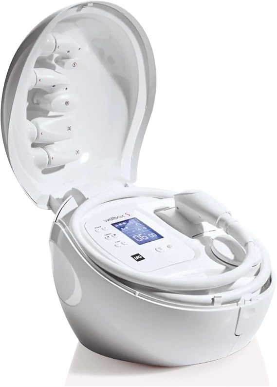 LPG - WELLBOX[S] - Face & Body Sculpting Device - Age-defying, Toning & Cellulite Reduction Action - 100% Non-invasive Cellular Stimulation Method - SPS+ Technology - Made in France - White
