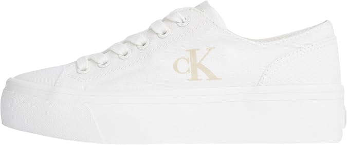 Calvin Klein Women’s Low Top Vulcanised Flatform Trainers