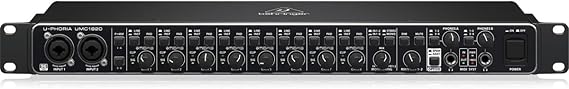 Behringer UMC1820 Audiophile 18x20 USB Audio/MIDI Interface with Midas Microphone Preamp and ADAT I/O | For Recording Microphones and Instruments