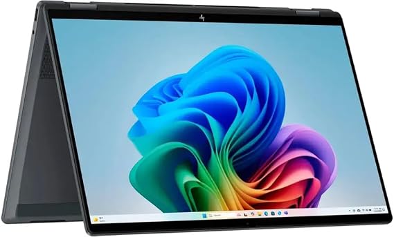 HP 2025 OmniBook X Flip 2-in-1 Laptop 16" WUXGA Intel Core Ultra 7 258V 8-Core Intel Arc Graphics 140V 32GB LPDDR5 512GB SSD Wi-Fi 6E Windows 11 Home Backlit Keyboard Touchscreen Thunderbolt 4
