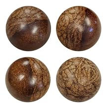 Skee-Ball Official Replacement Game Balls Premium and Premium+ Home Arcade - Set of (4) with Classic Retro Woodgrain Finish