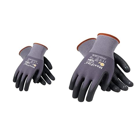 MaxiFlex PIP Foam Nitrile Palm Coated Gloves (Pack of 12) and MaxiFlex Endurance Knit Gloves (Pack of 12)