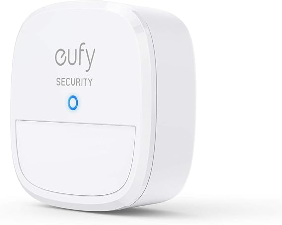 eufy Security Motion Sensor, Home Alarm System, 100 Coverage, 30 ft Detection Range, 2-Year Battery Life, Adjustable Sensitivity, HomeBase Required, Optional 24/7 Protection Service, Home Security