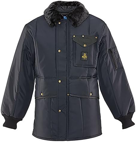 RefrigiWear Iron-Tuff Jackoat Mens Insulated Jacket,50F Cold Storage Work Coat, Wind-Tight & Water-Repellent Outershell,