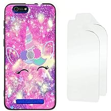 jioeuinly Case Compatible for Cloud Stratus C5 Elite Phone Case Cloud Mobile Stratus C5 Case Cover + Film Soft TPU Screen Protector DJS