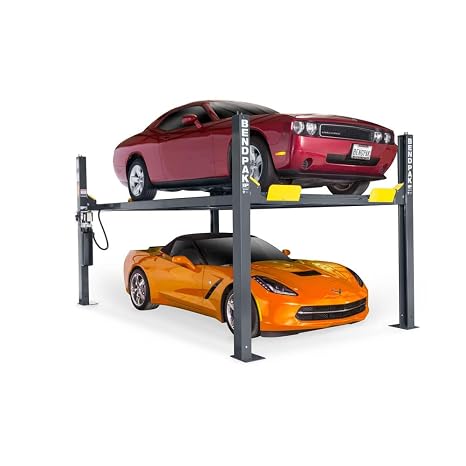 BendPak HD-9-9000lb Capacity 4 Post Car/Vehicle/Auto Lift - Standard Width - Garage/Shop -(110V)