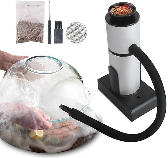 Smoker, Smoker, Smoking Gun, Smoking Gun, Smoker, Food Smoker, Smoker, Small Size, For Home Use, Tabletop Smoker, Smoking Machine, Outdoor, Camping, Compact, Portable, Convenient, Picnic
