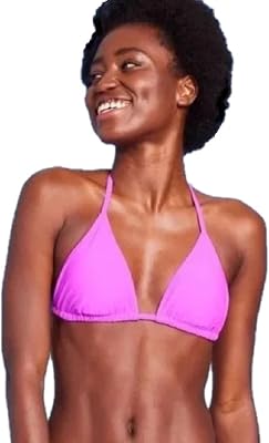 Wild Fable Womens Slider Triangle Bikini Top Orchid Purple XS 0-2