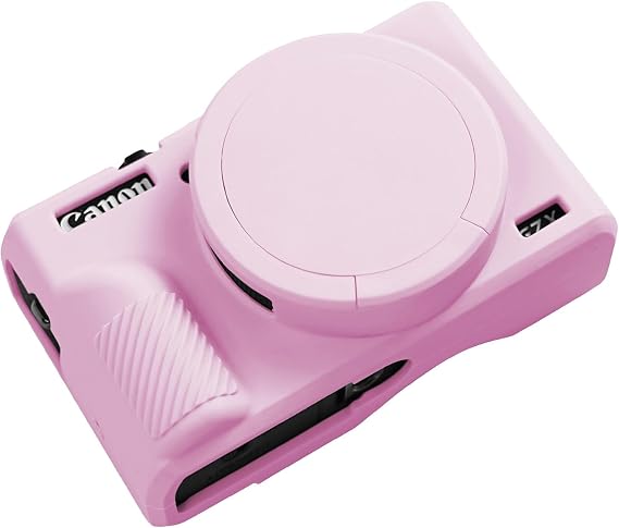 Easy Hood Camera Case Cover for Canon Powershot G7X Mark III Camera(Pink)