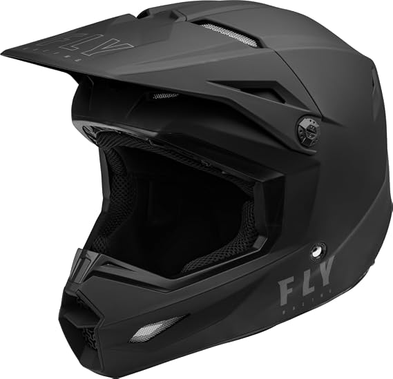 Fly Racing Kinetic Solid MX Motorcycle Helmet DOT Approved, Lightweight Dual-Density EPS, TFV Ventilation