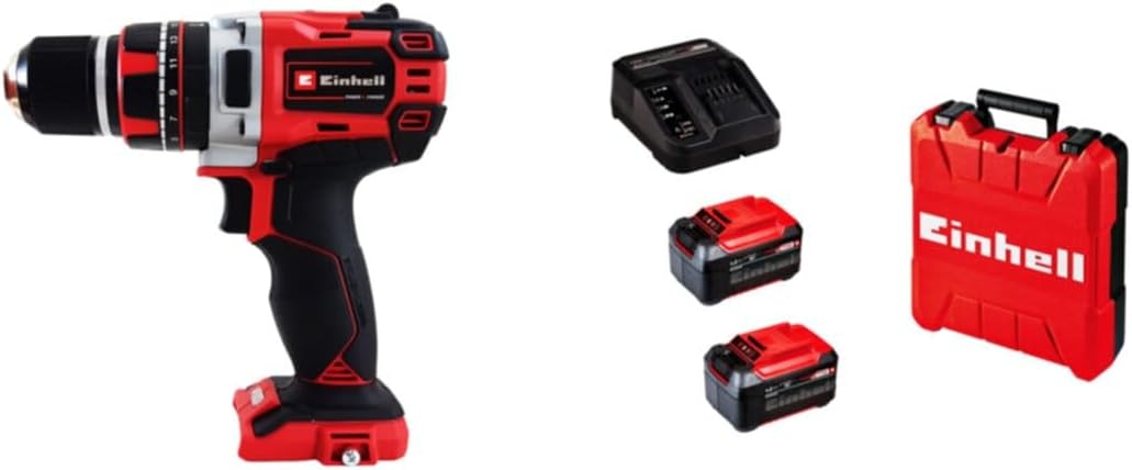 Einhell Te-Cd 18-50 Li-I Bl Kömürsüz Darbeli Matkap + 18V 5,2 Plus Çift Akülü Set