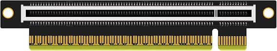 GLOTRENDS PA17 PCIe 5.0 X16 Riser Adapter Card, Right Angle and Low-Profile for 1U/2U Server Installation