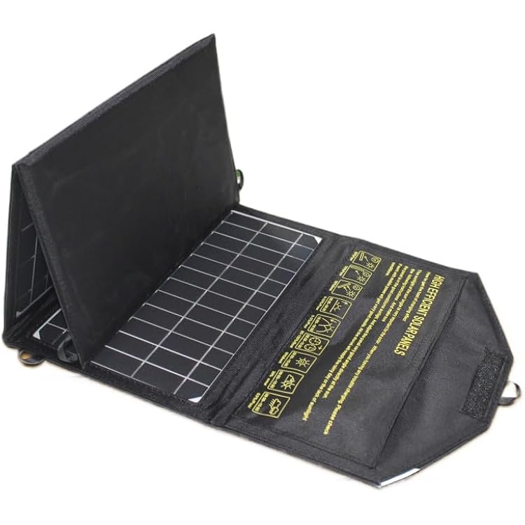 21W Folding Solar Charging Panel Lightweight and PortableOne-Touch UnfoldFast Charging Suitable for Outdoor Camping, Travel Emergency, Outdoor Enthusiasts