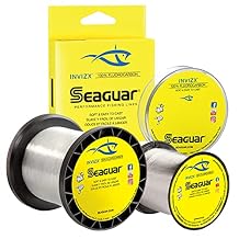 Seaguar InvizX Multi-Species Fishing Line for Casting, Live Bait, Freshwater, 100% Fluorocarbon, Clear, Multiple Sizes