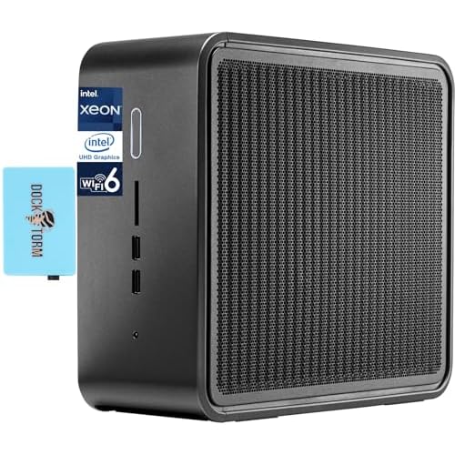 Intel NUC 9 Pro Kit Mini PC NUC9VXQNX Xeon E-2286M 8-Core, UHD 630, 16GB RAM, 128GB PCIe SSD, WiFi 6, Bluetooth 5.2, HDMI, 2 Thunderbolt 3, Win 10 Pro wHub
