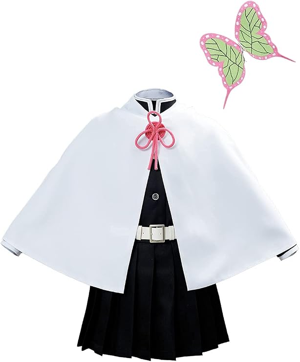 Kids Kanao Tsuyuri Cosplay Costume Kimono Outfit Robe Cape Dress Anime Uniform Halloween for Girls