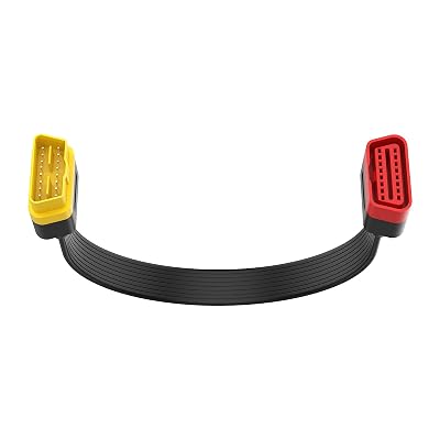 JDIAG OBD2 Extension Cable Full 16Pin Male to Female OBDII Extend Cable for Car OBD Diagnostic Extender Cord Connector Thicken Nylon Material 36CM1.2FT